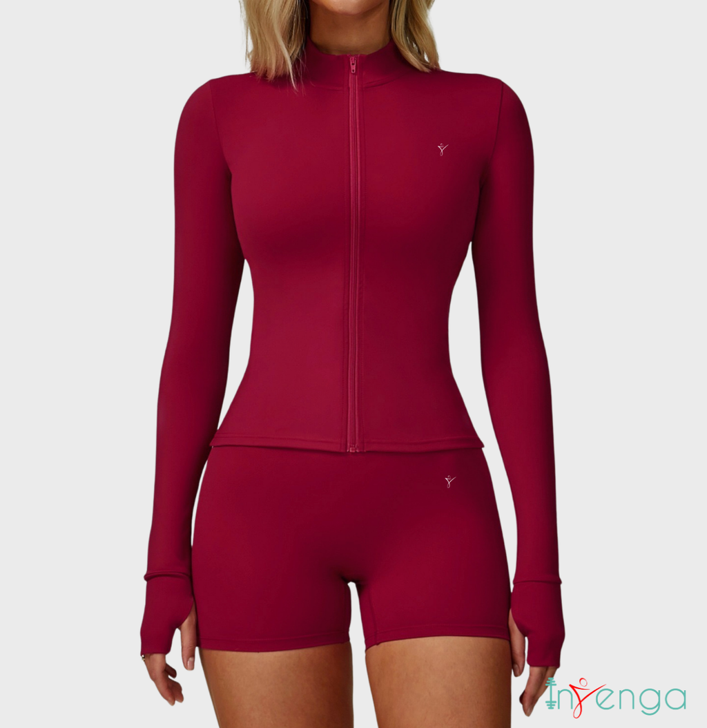 Ndiigwedha Jacket Set (Maroon)